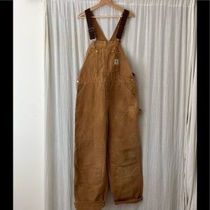 Carhartt Vintage Overalls Brown L/XL